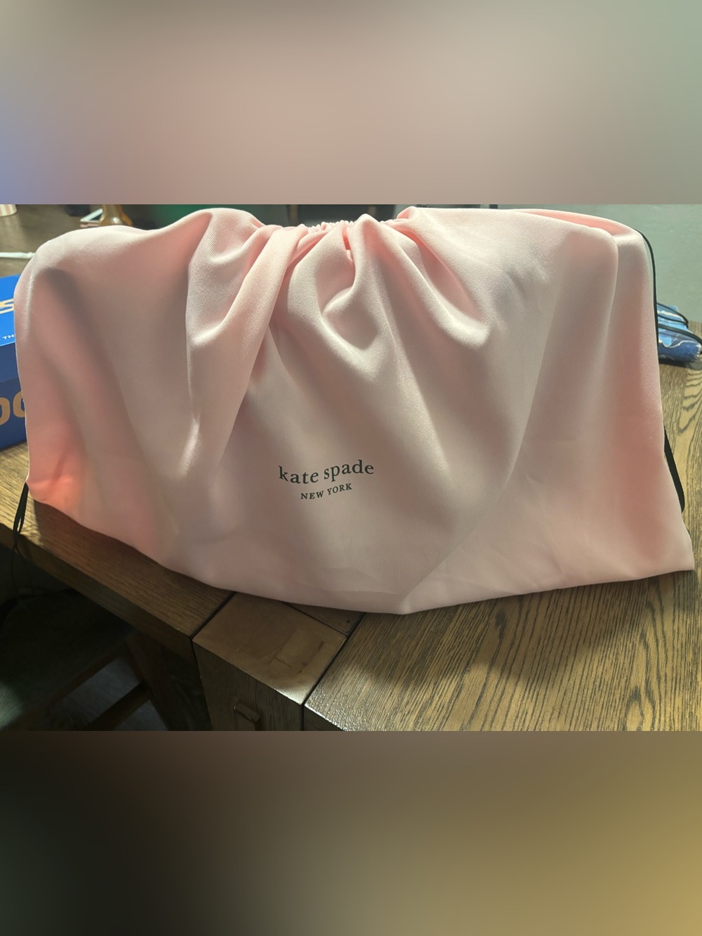 kate spade light blue Gathered Drawstring Tote